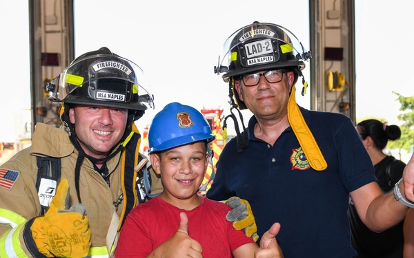 Fire &amp; Emergency Services Hosts Fire Station Tour for Special Needs Children