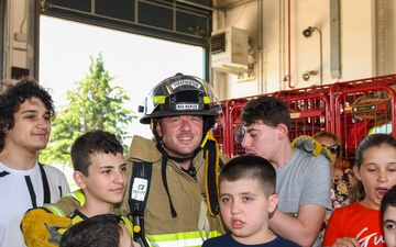 Fire &amp; Emergency Services Hosts Fire Station Tour for Special Needs Children