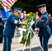 Chief of the Romanian Air Force Staff Lt. Gen. Viorel Pana Participates in an Air Force Full Honors Wreath-Laying Ceremony at the Tomb of the Unknown Soldier