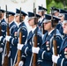 Chief of the Romanian Air Force Staff Lt. Gen. Viorel Pana Participates in an Air Force Full Honors Wreath-Laying Ceremony at the Tomb of the Unknown Soldier