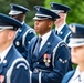 Chief of the Romanian Air Force Staff Lt. Gen. Viorel Pana Participates in an Air Force Full Honors Wreath-Laying Ceremony at the Tomb of the Unknown Soldier