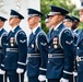 Chief of the Romanian Air Force Staff Lt. Gen. Viorel Pana Participates in an Air Force Full Honors Wreath-Laying Ceremony at the Tomb of the Unknown Soldier