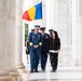 Chief of the Romanian Air Force Staff Lt. Gen. Viorel Pana Participates in an Air Force Full Honors Wreath-Laying Ceremony at the Tomb of the Unknown Soldier