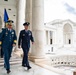 Chief of the Romanian Air Force Staff Lt. Gen. Viorel Pana Participates in an Air Force Full Honors Wreath-Laying Ceremony at the Tomb of the Unknown Soldier