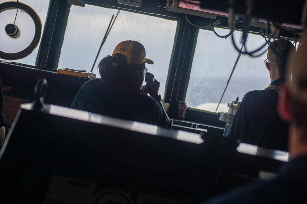 USS Laboon (DDG 58) Conducts Torpedo Evasion Drills