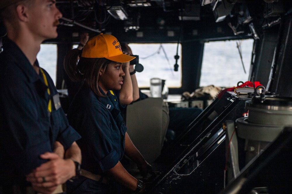 USS Laboon (DDG 58) Conducts Torpedo Evasion Drills