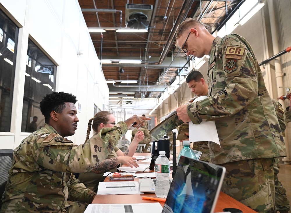 Devil Raiders outprocess for exercise