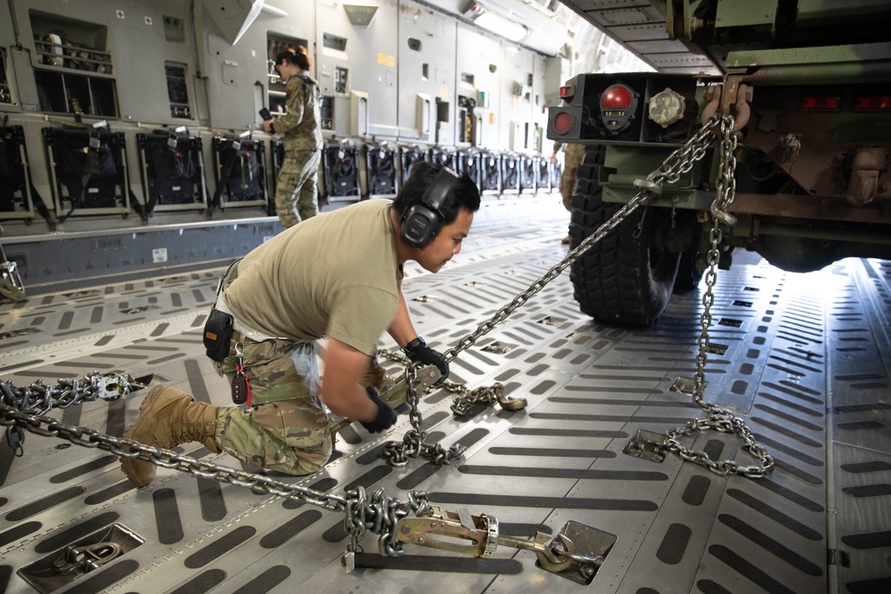 158th Field Artillery Regiment prepare HIMARS for Western Strike 2023