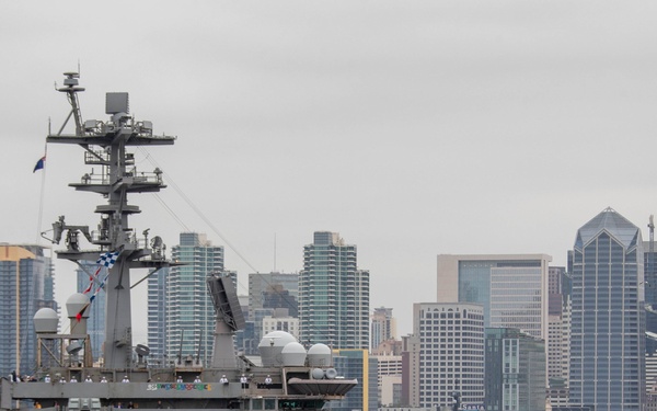 USS Nimitz returns from deployment