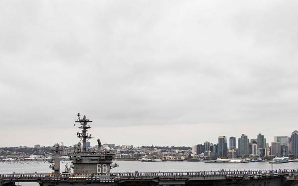 USS Nimitz returns from deployment