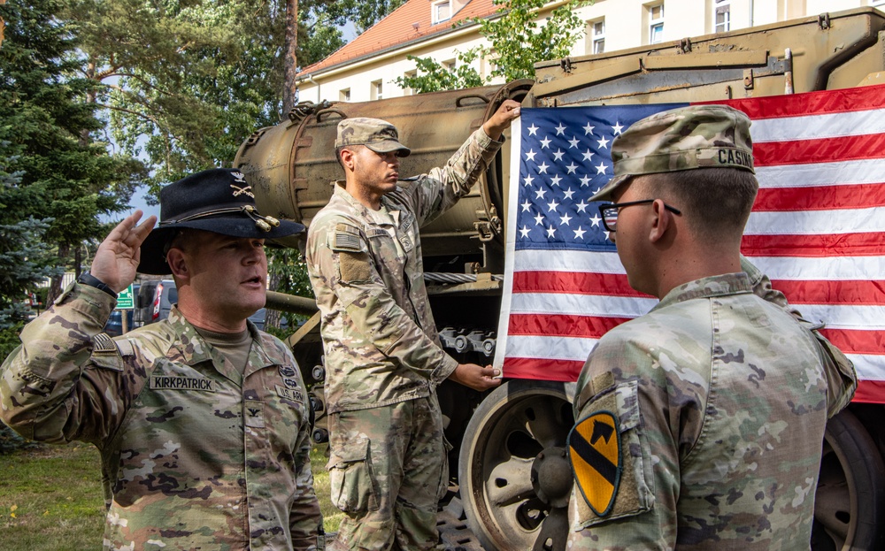 Spc. Casino Reenlists