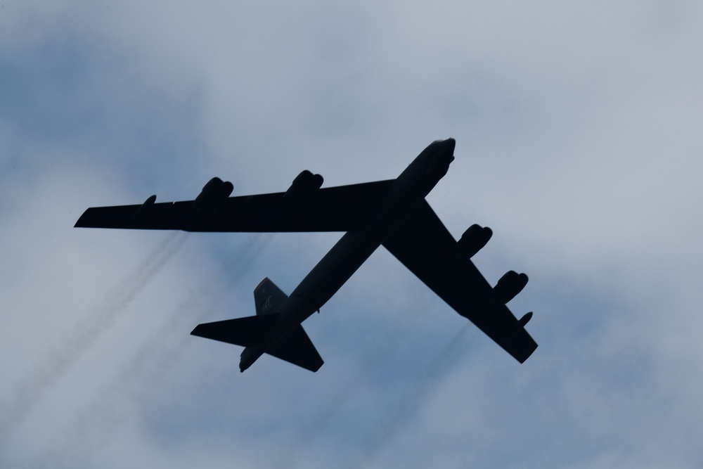 Flyover honors century of air refueling, 319th Reconnaissance Wing heritage