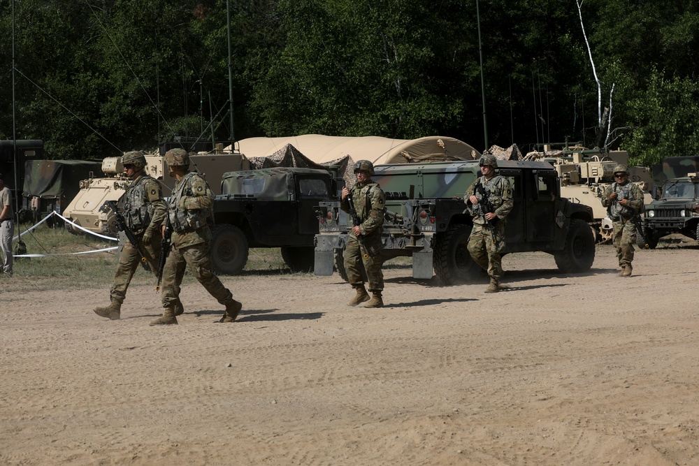 1-125 FA Fire Paladin M109A7s at Camp Ripley