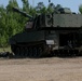 1-125 FA Fire Paladin M109A7s at Camp Ripley