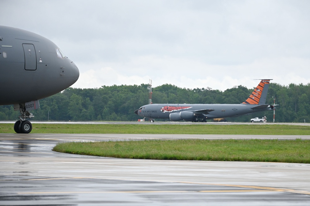 JBMDL 305th Air Mobility Wing Celebrate 100 years of air refueling By Conducting flyover NJ. June 27th, 2023