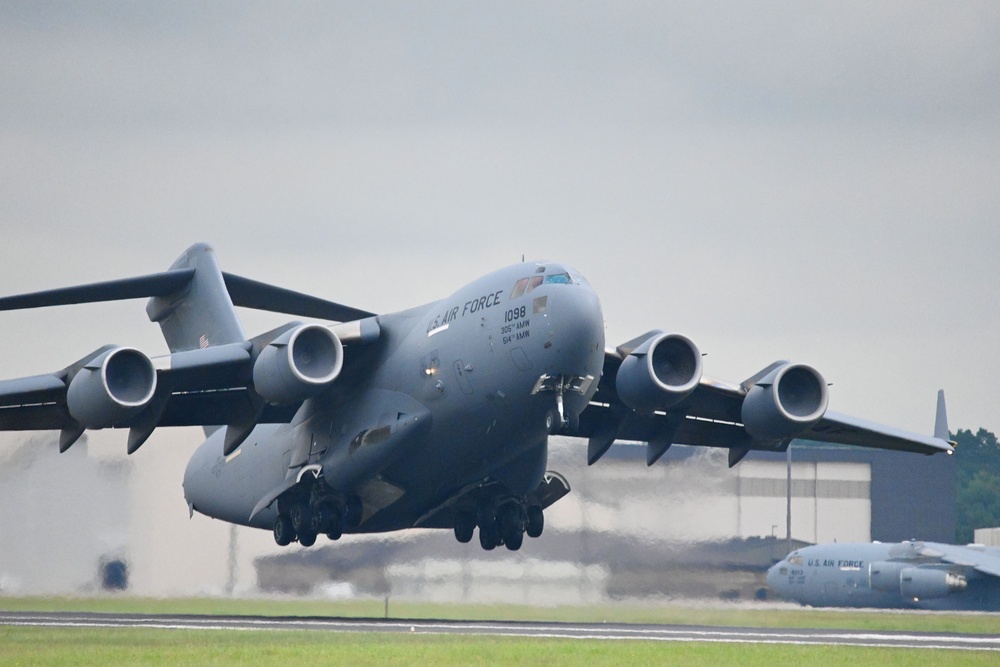 JBMDL 305th Air Mobility Wing Celebrate 100 years of air refueling By Conducting flyover NJ. June 27th, 2023