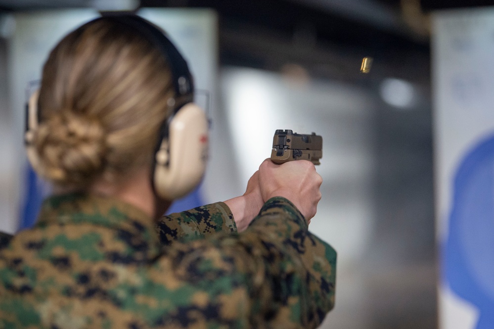 New Student Indoctrination (NSI) Cycle 1 Midshipman Candidates Live Fire Qualification