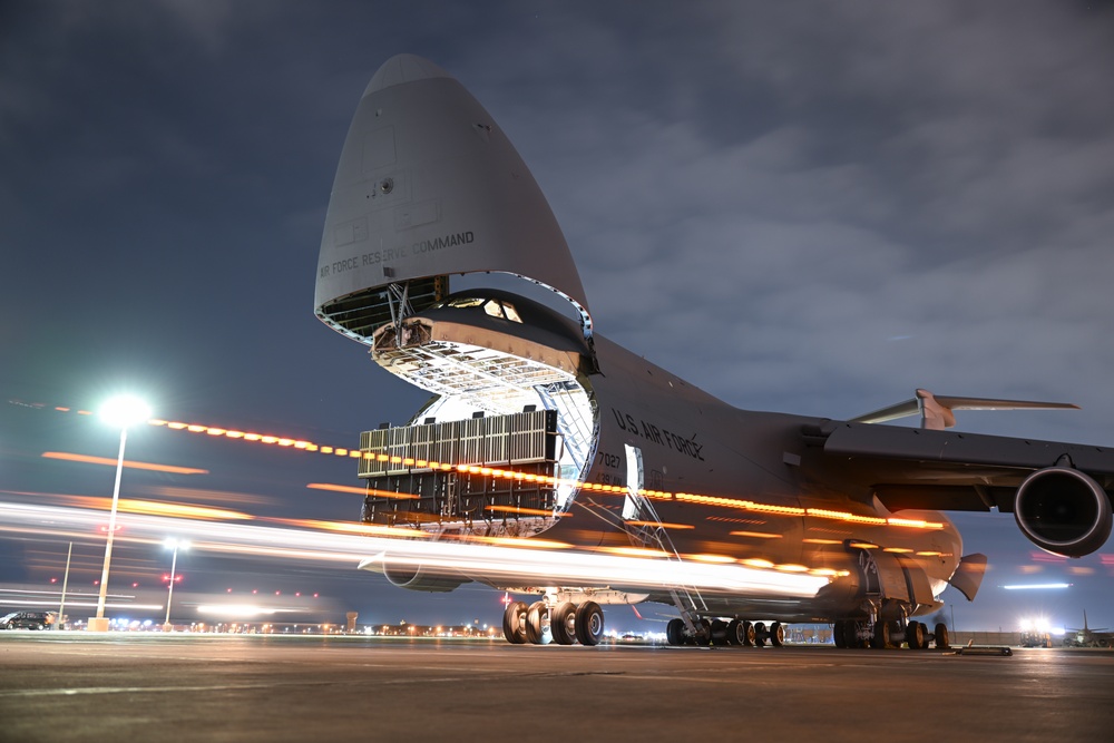 U.S. Air Force C-5M Super Galaxy cargo aircraft supports Resolute Sentinel 2023