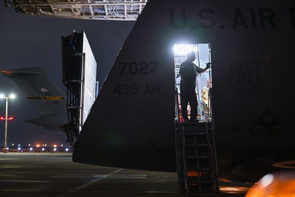 U.S. Air Force C-5M Super Galaxy cargo aircraft supports Resolute Sentinel 2023