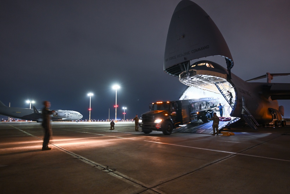 U.S. Air Force C-5M Super Galaxy cargo aircraft supports Resolute Sentinel 2023