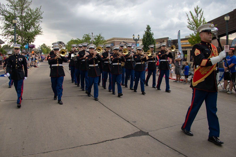 2nd Marine Aircraft Wing Band supports the 47th Annual Sturgis Falls Celebration