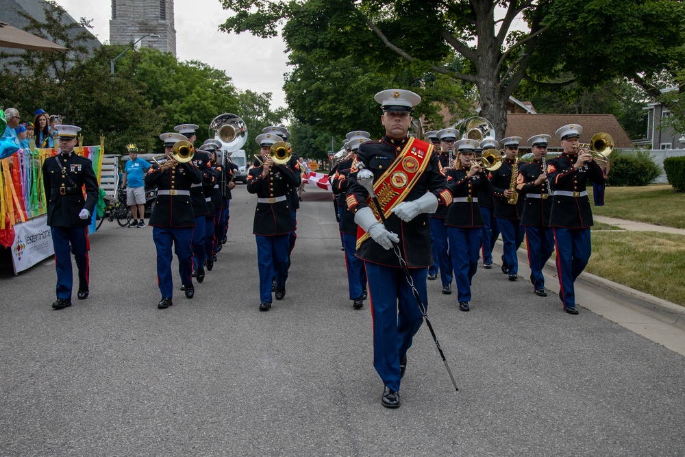 2nd Marine Aircraft Wing Band supports the 47th Annual Sturgis Falls Celebration