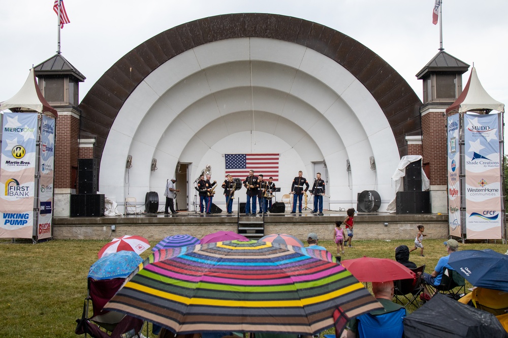 2nd Marine Aircraft Wing Band supports the 47th Annual Sturgis Falls Celebration