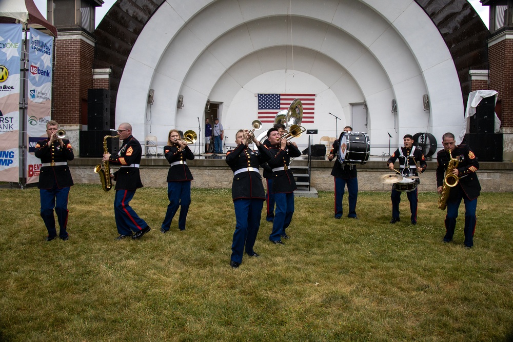 2nd Marine Aircraft Wing Band supports the 47th Annual Sturgis Falls Celebration