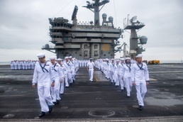 Nimitz Manning the Rails