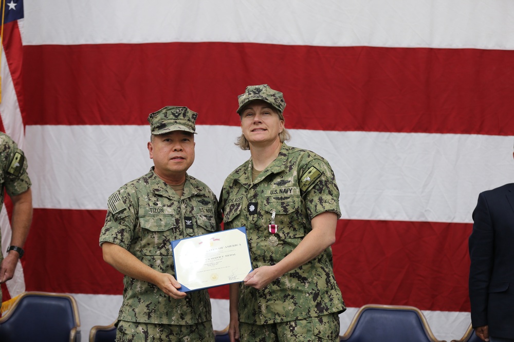 Navy Medicine Readiness and Training Unit Fallon holds change of charge ceremony