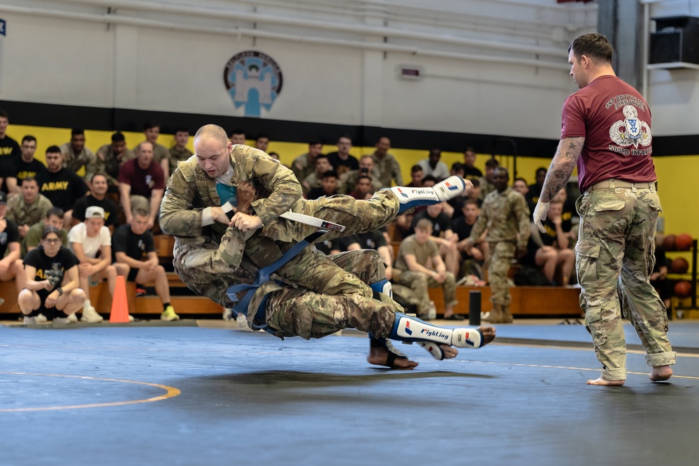 Sky Soldiers Participate in Combative Tournament