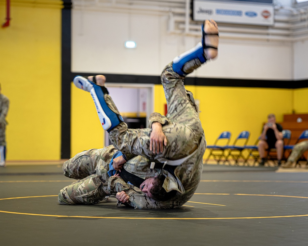 Sky Soldiers Participate in Combative Tournament