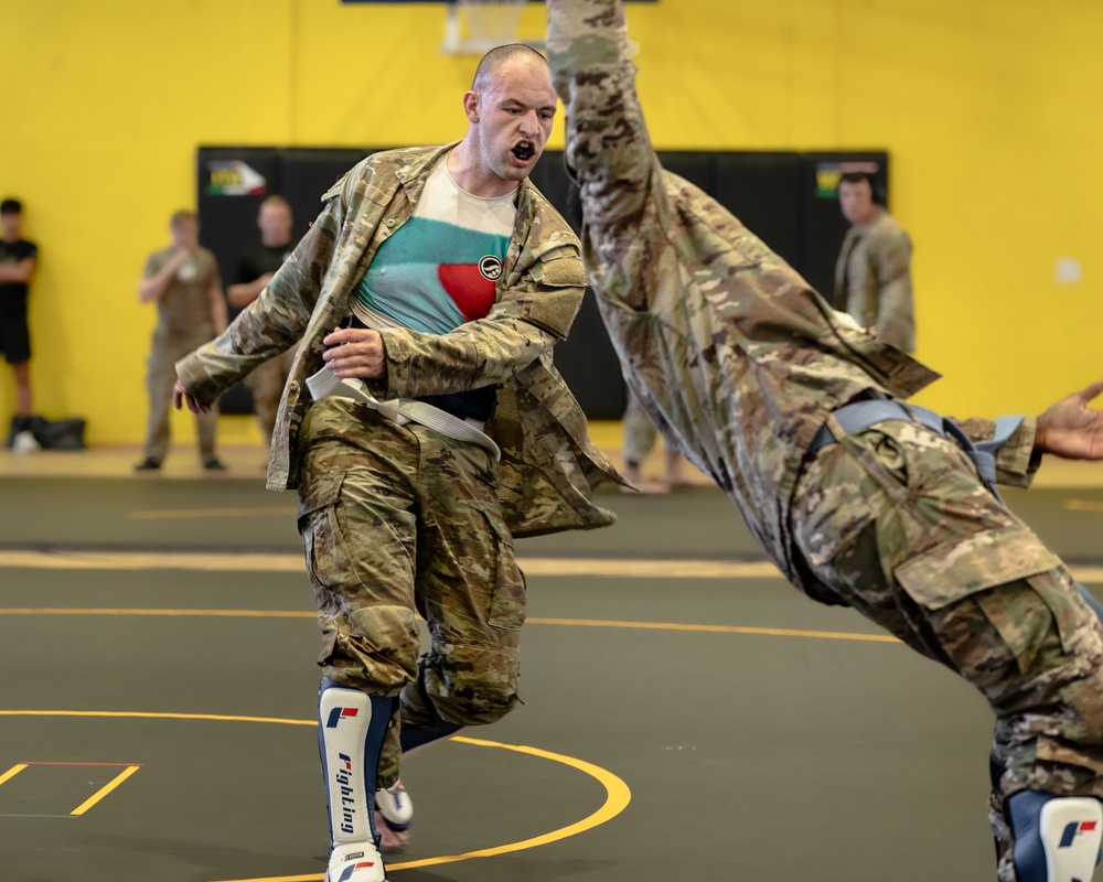 Sky Soldiers Participate in Combative Tournament