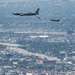 A KC-135 and Two F-35As fly over Utah during Operation Centennial Contact