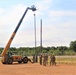 389th Engineer Company supports troop project to install light poles in Fort McCoy’s CRSP yard