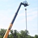 389th Engineer Company supports troop project to install light poles in Fort McCoy’s CRSP yard