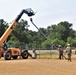 389th Engineer Company supports troop project to install light poles in Fort McCoy’s CRSP yard