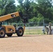 389th Engineer Company supports troop project to install light poles in Fort McCoy’s CRSP yard