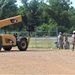 389th Engineer Company supports troop project to install light poles in Fort McCoy’s CRSP yard