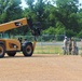 389th Engineer Company supports troop project to install light poles in Fort McCoy’s CRSP yard