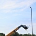 389th Engineer Company supports troop project to install light poles in Fort McCoy’s CRSP yard