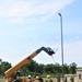 389th Engineer Company supports troop project to install light poles in Fort McCoy’s CRSP yard