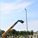 389th Engineer Company supports troop project to install light poles in Fort McCoy’s CRSP yard