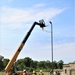 389th Engineer Company supports troop project to install light poles in Fort McCoy’s CRSP yard