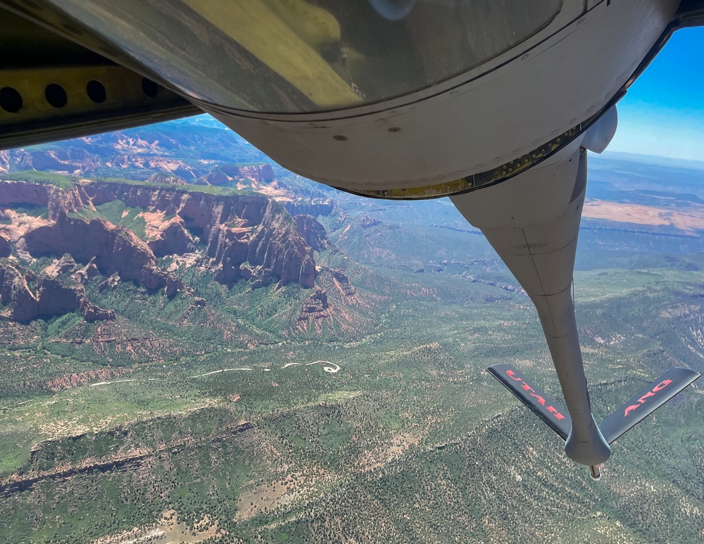 Utah Air National Guard Operation Centennial Contact Flyover