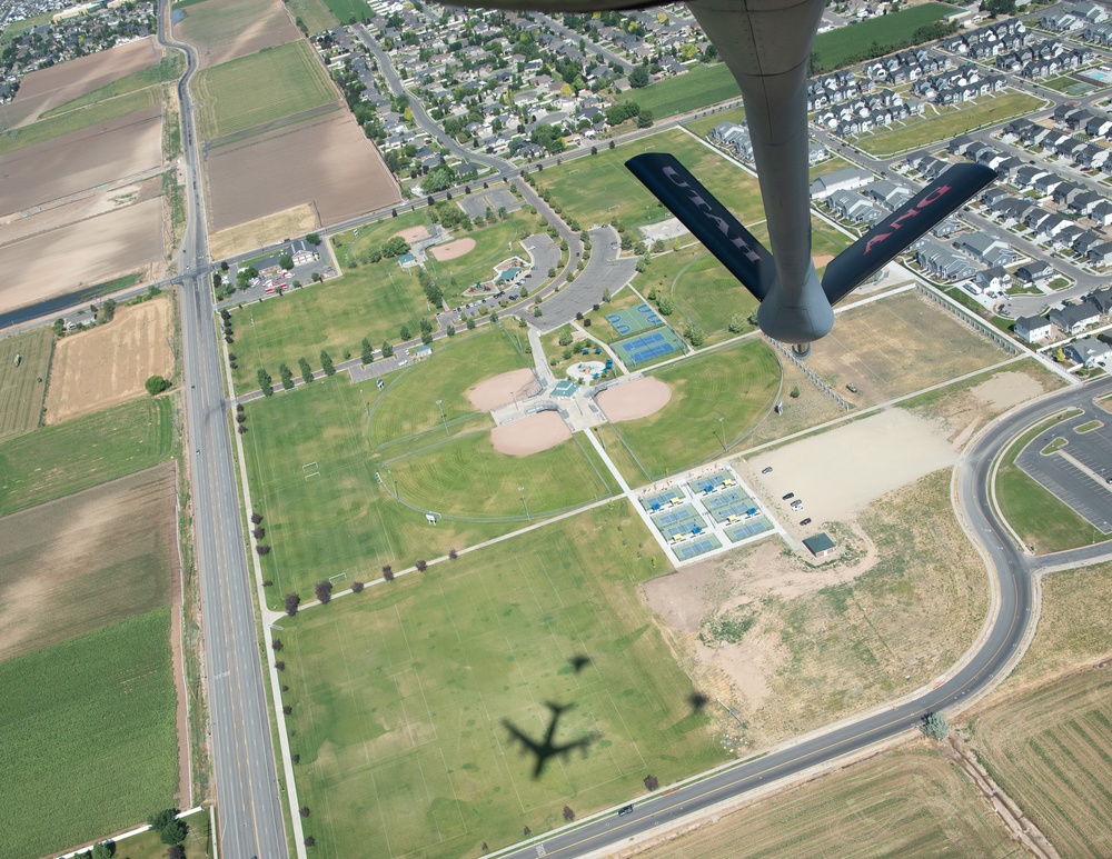 Utah Air National Guard Operation Centennial Contact Flyover