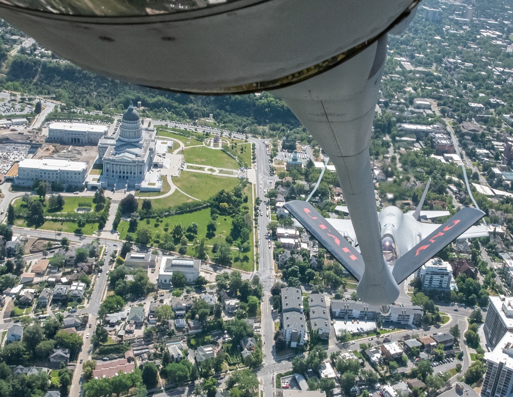 Utah Air National Guard Operation Centennial Contact Flyover