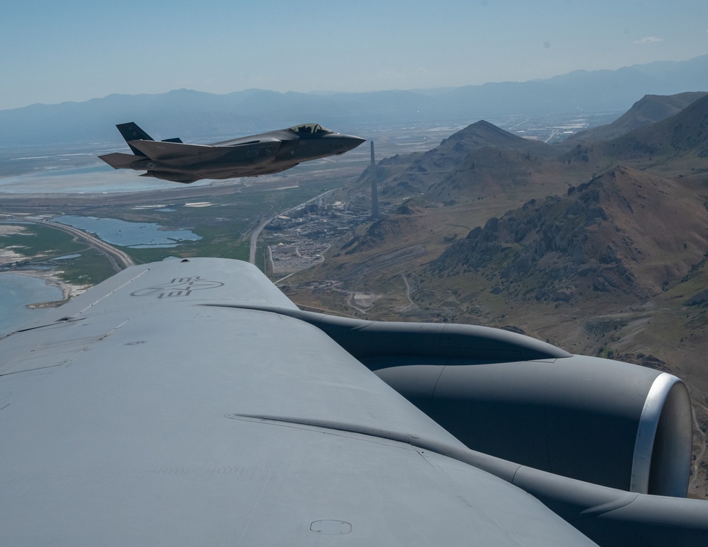 Utah Air National Guard Operation Centennial Contact Flyover