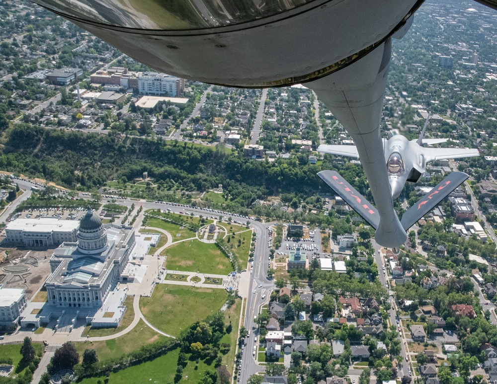 Utah Air National Guard Operation Centennial Contact Flyover