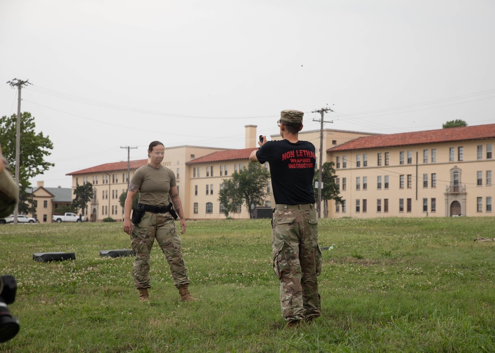 Oklahoma National Guard Military Police complete non-lethal weapons training